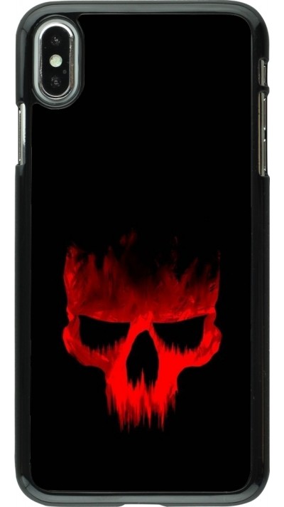 iPhone Xs Max Case Hülle - Halloween 2023 scary skull