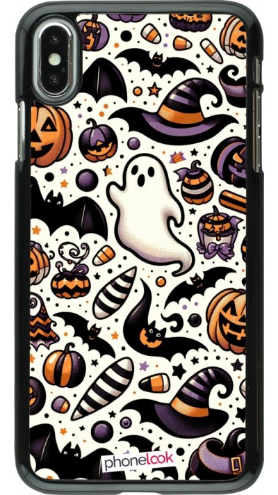 iPhone Xs Max Case Hülle - Halloween 2024 Niedliches Muster