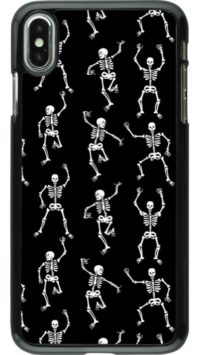 iPhone Xs Max Case Hülle - Halloween 2024 dancing skeleton