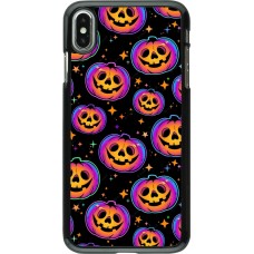 iPhone Xs Max Case Hülle - Halloween 2024 rainbow pumpkins