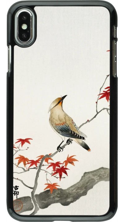 iPhone Xs Max Case Hülle - Japanese Bird