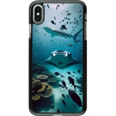 iPhone Xs Max Case Hülle - Manta Lagune Reinigung