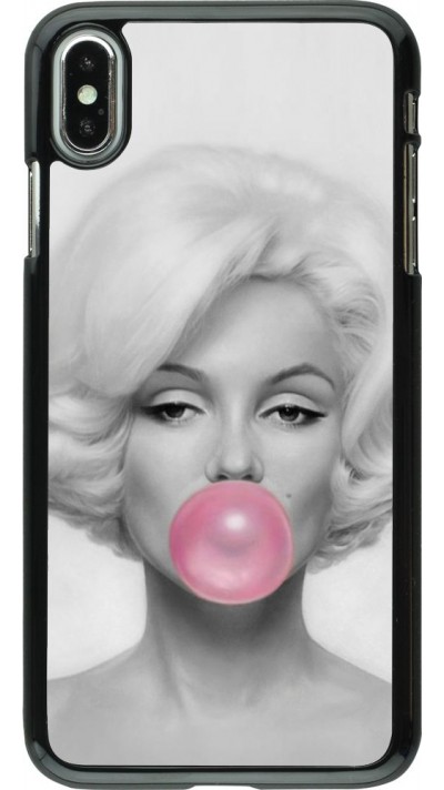 Hülle iPhone Xs Max - Marilyn Bubble