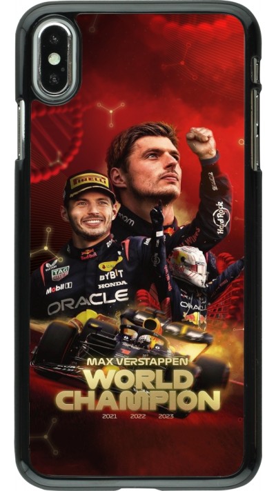 iPhone Xs Max Case Hülle - Max Verstappen Champion 2023