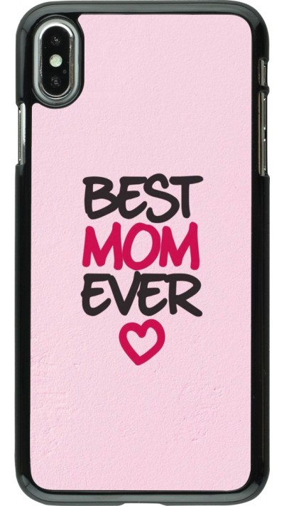 iPhone Xs Max Case Hülle - Mom 2023 best Mom ever pink