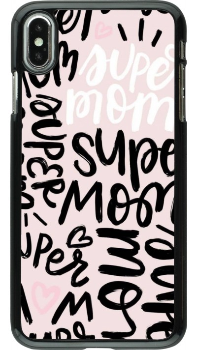 iPhone Xs Max Case Hülle - Mom 2024 Super mom