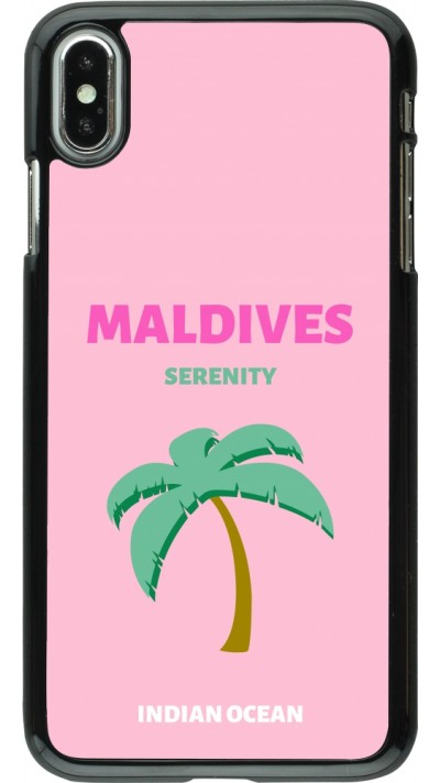 iPhone Xs Max Case Hülle - Pop Summer Destination Maldives