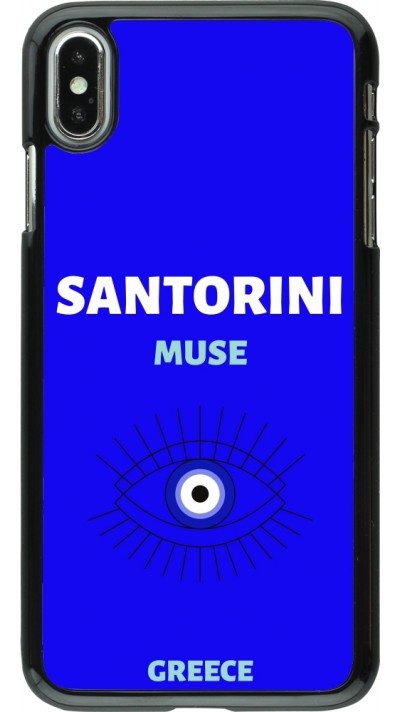 iPhone Xs Max Case Hülle - Pop Summer Destination Santorini