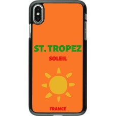 iPhone Xs Max Case Hülle - Pop Summer Destination St-Tropez