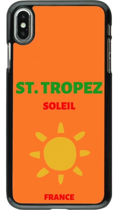 iPhone Xs Max Case Hülle - Pop Summer Destination St-Tropez