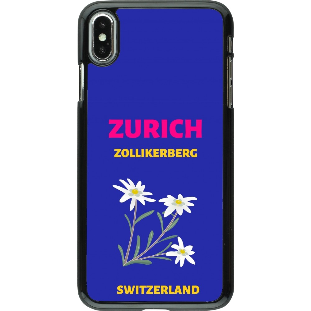 iPhone Xs Max Case Hülle - Pop Summer Destination Zurich