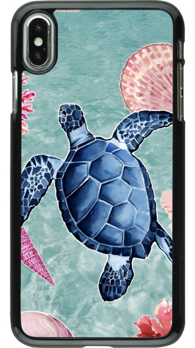 iPhone Xs Max Case Hülle - Preppy Turtle