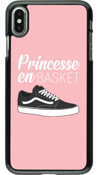 Hülle iPhone Xs Max - princesse en basket