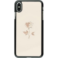 iPhone Xs Max Case Hülle - Rosa Sand Minimalistisch