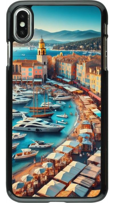 iPhone Xs Max Case Hülle - Saint-Tropez Strand