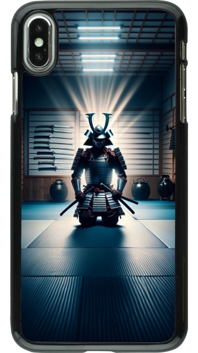 iPhone Xs Max Case Hülle - Samurai im Gebet