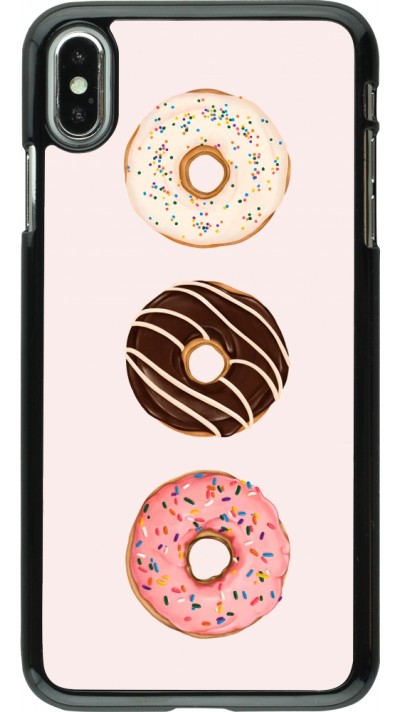 iPhone Xs Max Case Hülle - Spring 23 donuts