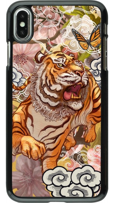 iPhone Xs Max Case Hülle - Spring 23 japanese tiger