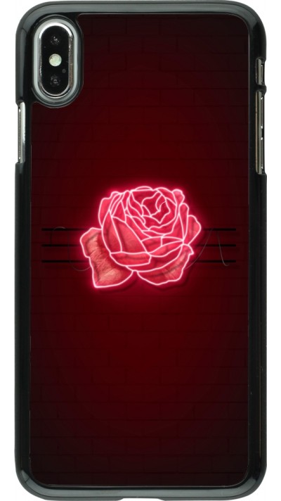 iPhone Xs Max Case Hülle - Spring 23 neon rose