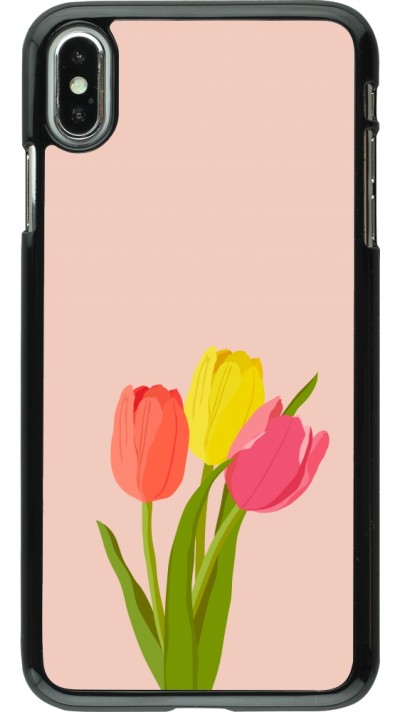 iPhone Xs Max Case Hülle - Spring 23 tulip trio