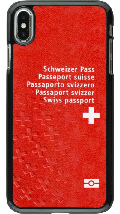 Hülle iPhone Xs Max - Swiss Passport