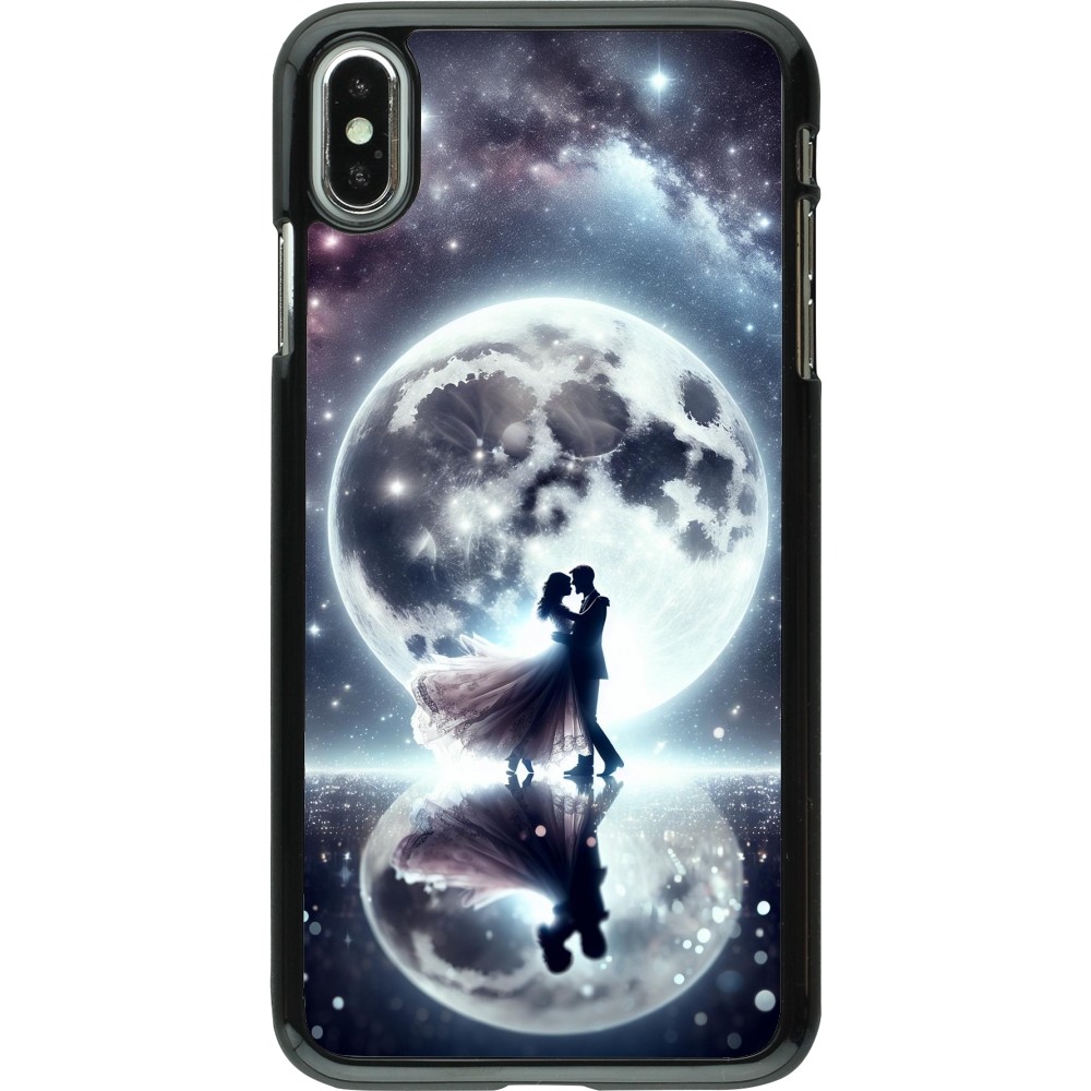 iPhone Xs Max Case Hülle - Valentin 2024 Liebe unter dem Mond