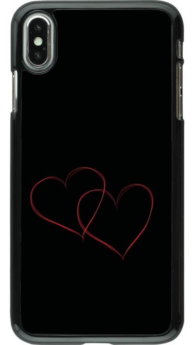 iPhone Xs Max Case Hülle - Valentine 2023 attached heart