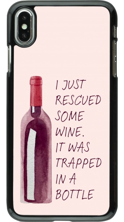 iPhone Xs Max Case Hülle - I just rescued some wine