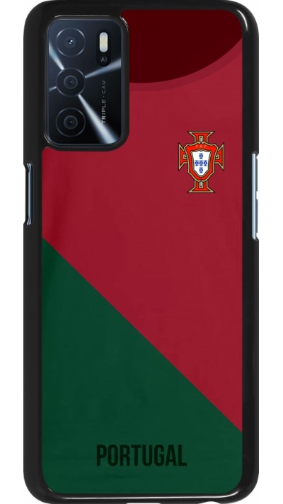 Oppo A16s Case Hülle - Fussballtrikot Portugal2022