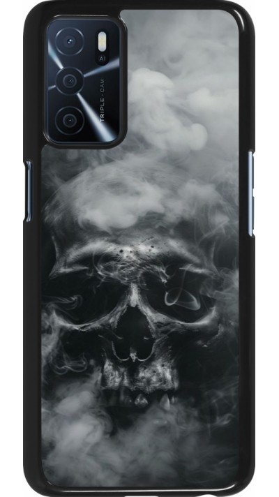 OPPO A16s Case Hülle - Halloween 2024 smoky skull