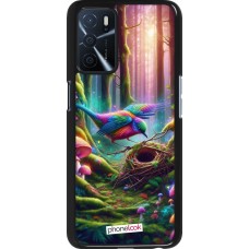 OPPO A16s Case Hülle - Vogel Nest Wald