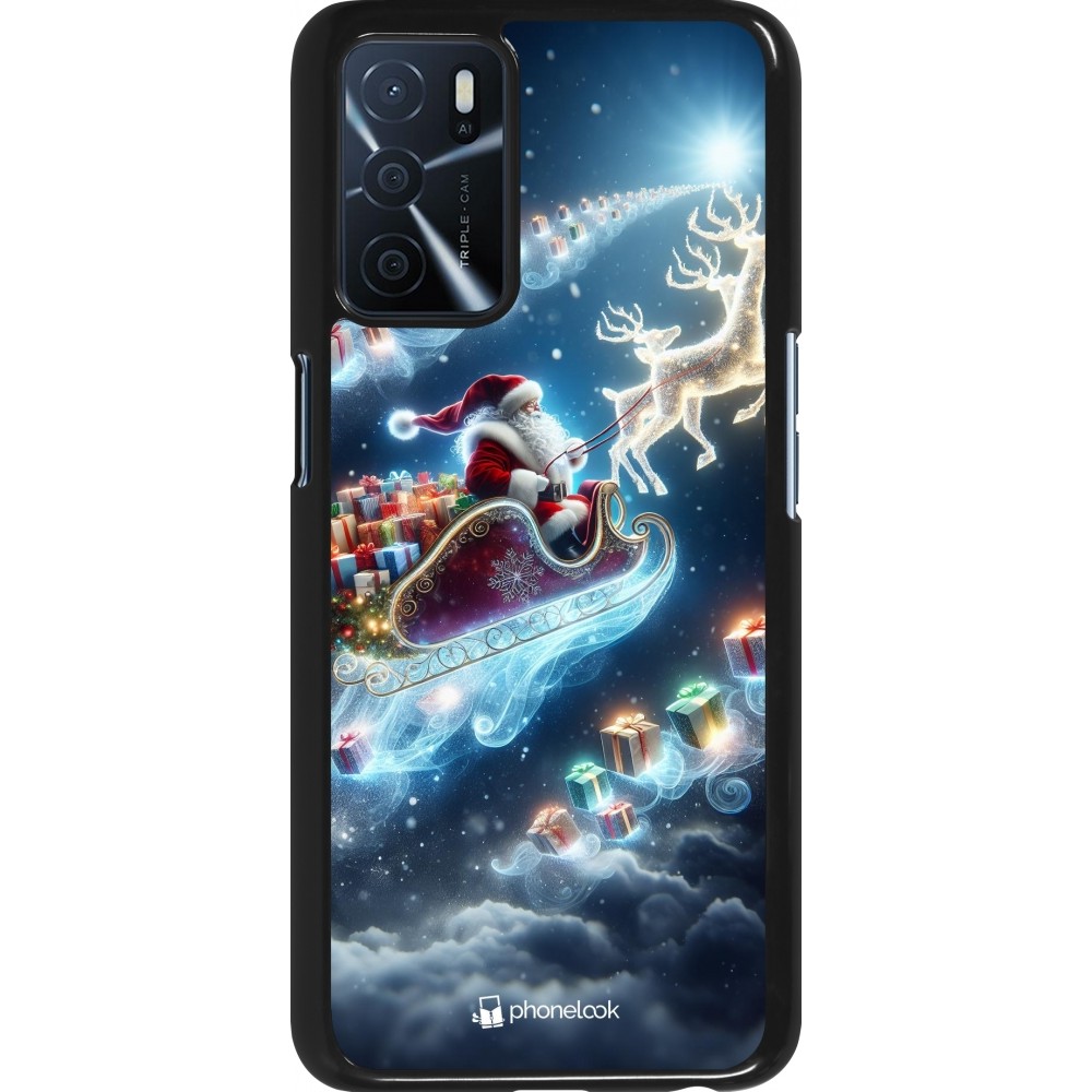 OPPO A16s Case Hülle - Weihnachten 2023 Verzauberter Weihnachtsmann