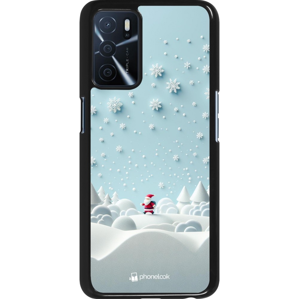 OPPO A16s Case Hülle - Weihnachten 2023 Kleiner Vater Schneeflocke