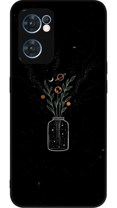 OPPO Reno7 5G Case Hülle - Silikon schwarz Vase black