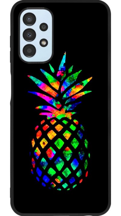 Hülle Samsung Galaxy A13 5G - Silikon schwarz Ananas Multi-colors