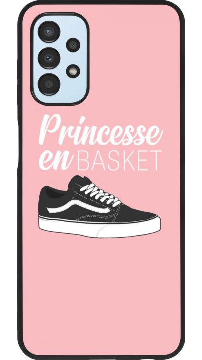 Hülle Samsung Galaxy A13 5G - Silikon schwarz princesse en basket