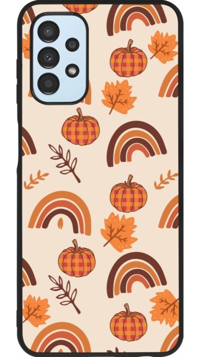 Samsung Galaxy A13 5G Case Hülle - Silikon schwarz Autumn 2024 rainbow