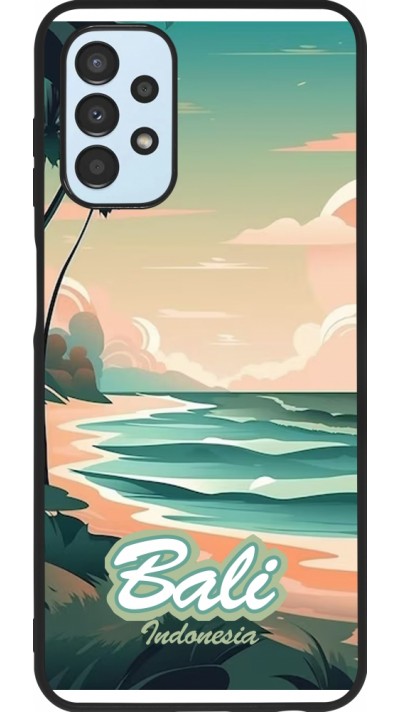 Samsung Galaxy A13 5G Case Hülle - Silikon schwarz Bali Landscape