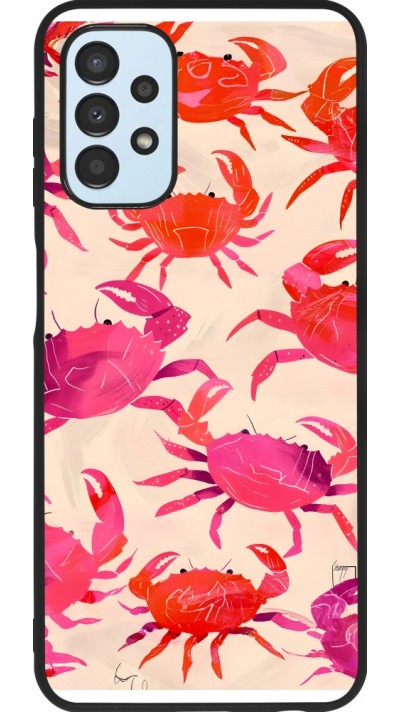 Samsung Galaxy A13 5G Case Hülle - Silikon schwarz Crabs Paint