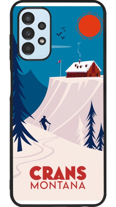 Samsung Galaxy A13 5G Case Hülle - Silikon schwarz Crans-Montana Cabane