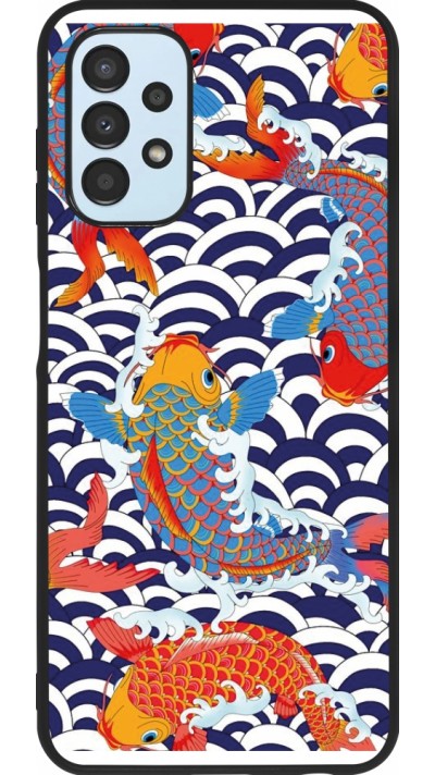 Samsung Galaxy A13 5G Case Hülle - Silikon schwarz Easter 2023 japanese fish