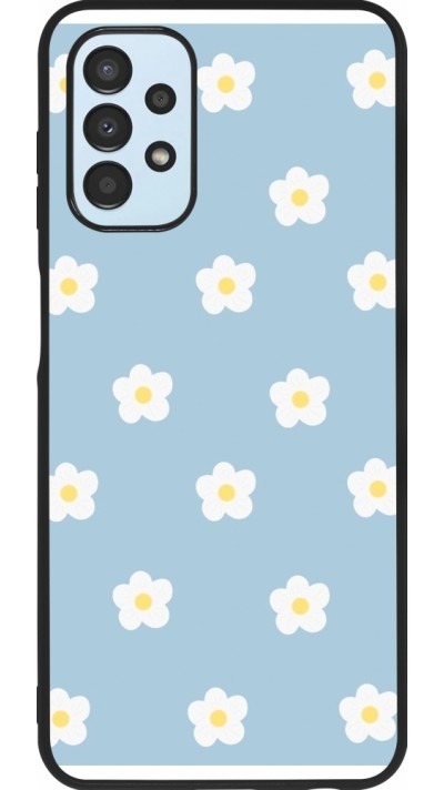 Samsung Galaxy A13 5G Case Hülle - Silikon schwarz Easter 2024 daisy flower