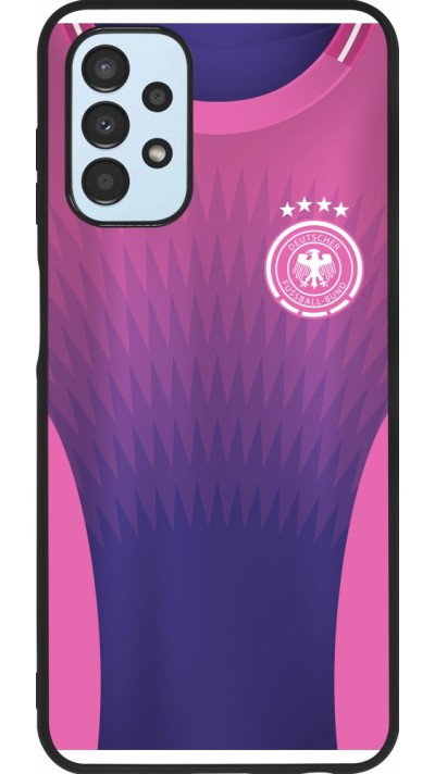 Samsung Galaxy A13 5G Case Hülle - Silikon schwarz Deutschland Away personalisierbares Fussballtrikot