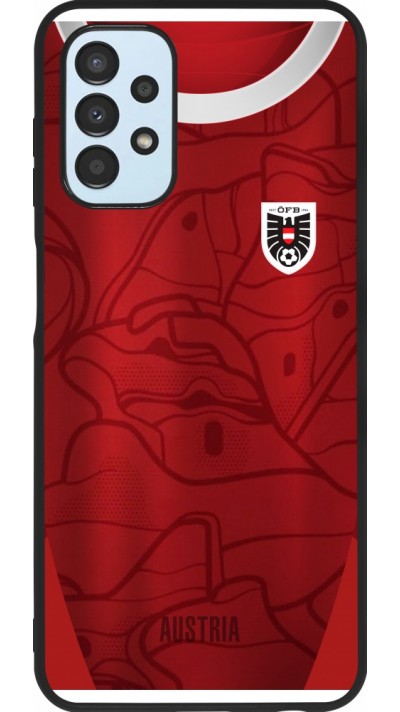 Samsung Galaxy A13 5G Case Hülle - Silikon schwarz Austria personalisierbares Fussballtrikot