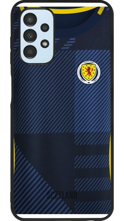 Samsung Galaxy A13 5G Case Hülle - Silikon schwarz Schottland personalisierbares Fussballtrikot