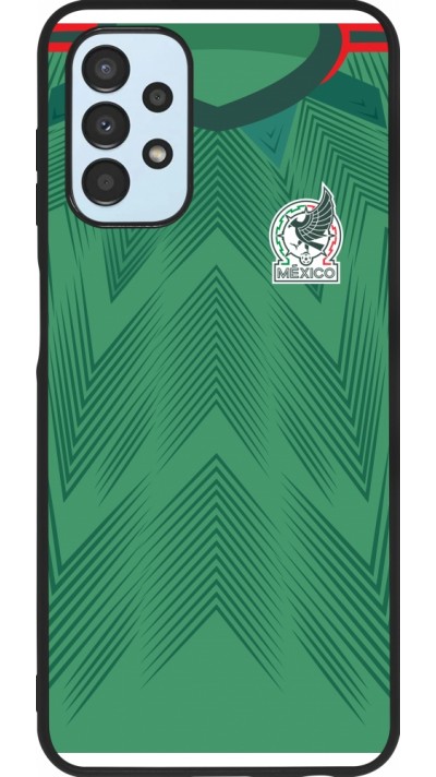 Samsung Galaxy A13 5G Case Hülle - Silikon schwarz Mexiko 2022 personalisierbares Fussballtrikot