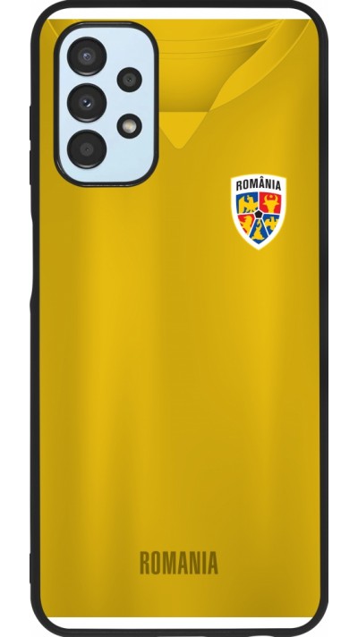 Samsung Galaxy A13 5G Case Hülle - Silikon schwarz Fussballtrikot Rumänien