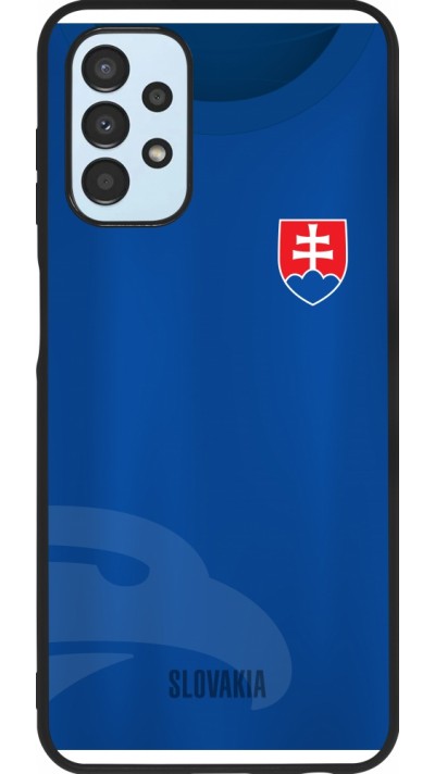 Samsung Galaxy A13 5G Case Hülle - Silikon schwarz Fussballtrikot Slowakei