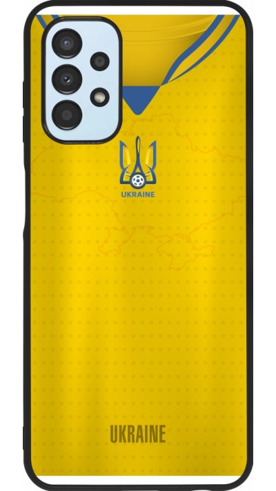 Samsung Galaxy A13 5G Case Hülle - Silikon schwarz Fussballtrikot Ukraine