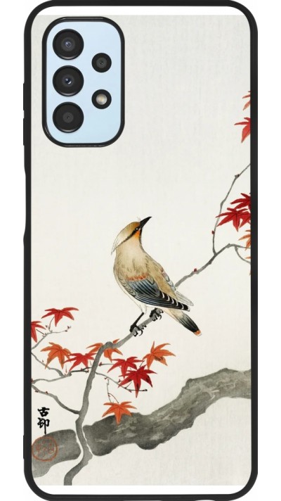 Samsung Galaxy A13 5G Case Hülle - Silikon schwarz Japanese Bird